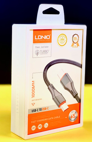 کابل USB-C الدینیو مدل LC631c طول 1 مترUSB -TypeC جنس کنفی تهران 1020